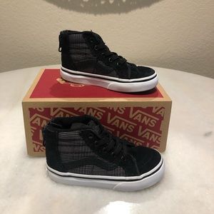 Vans Sk8 Hi-Zip Toddler sz 7